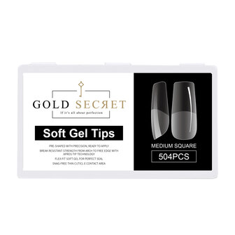 Soft gel tips : Medium square