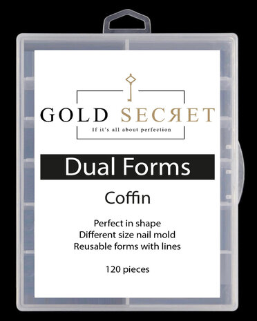 Gold Secret Dual Forms Coffin