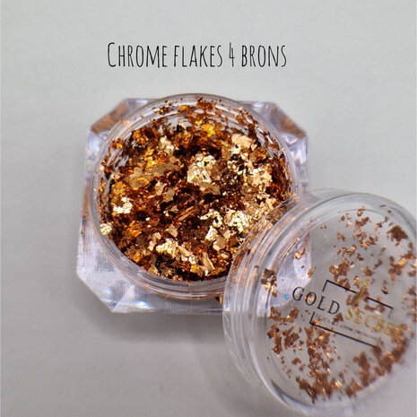 Chrome flakes 4 brons